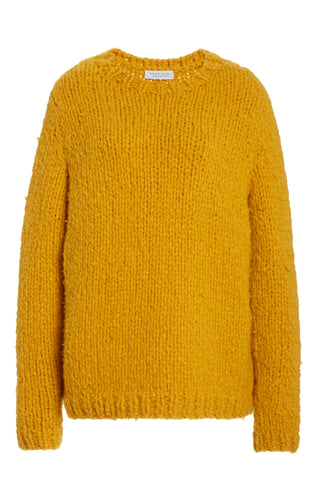 Lawrence Sweater in Saffron Welfat Cashmere