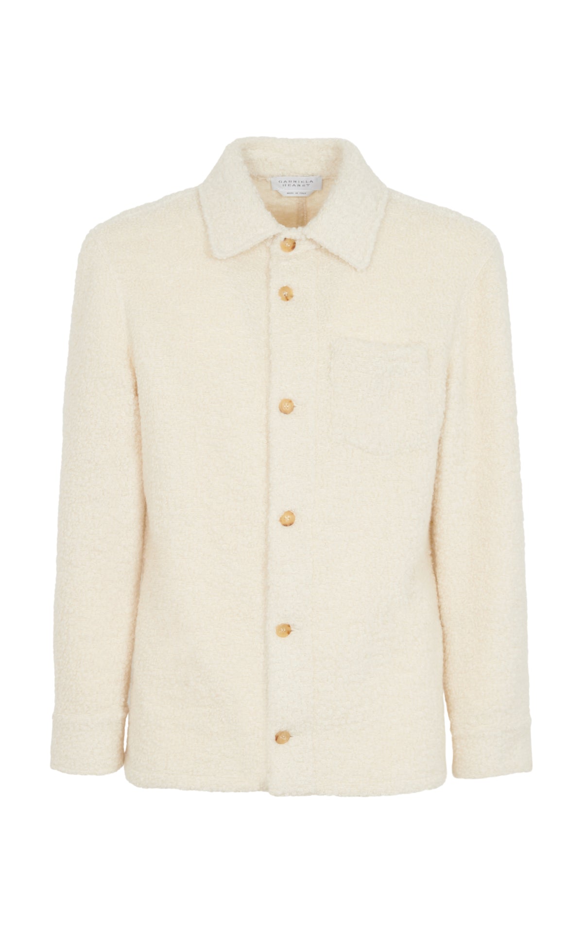 Drew Overshirt in Eco-Cashmere Boucle