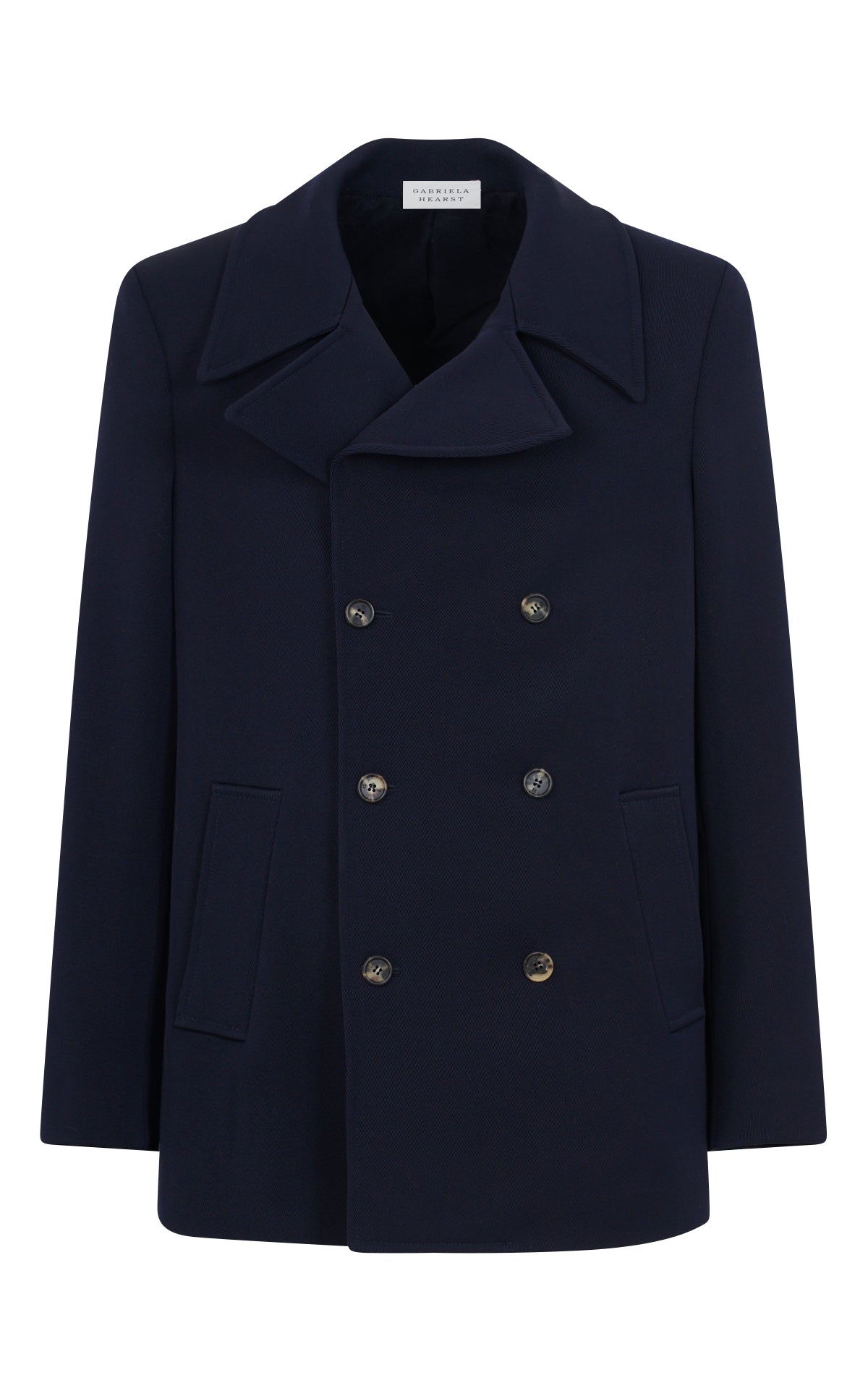 Brodie Peacoat in Virgin Wool