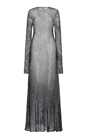 Xavier Beaded Knit Dress in Cashmere