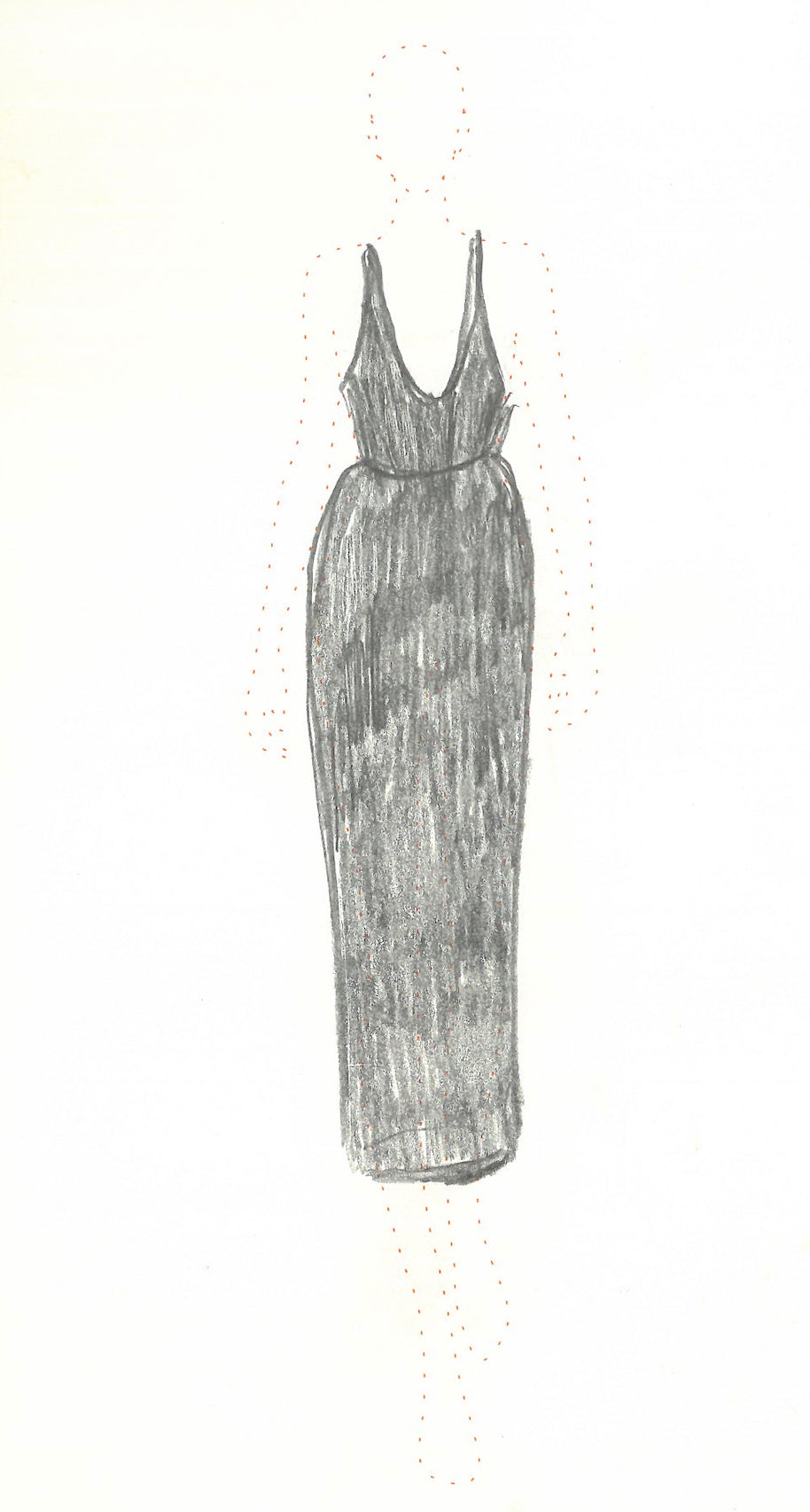 Girard Dress in Shirred Aloe Linen