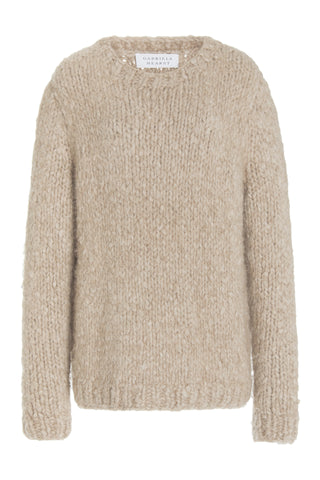 Lawrence Sweater in Oatmeal Welfat Cashmere