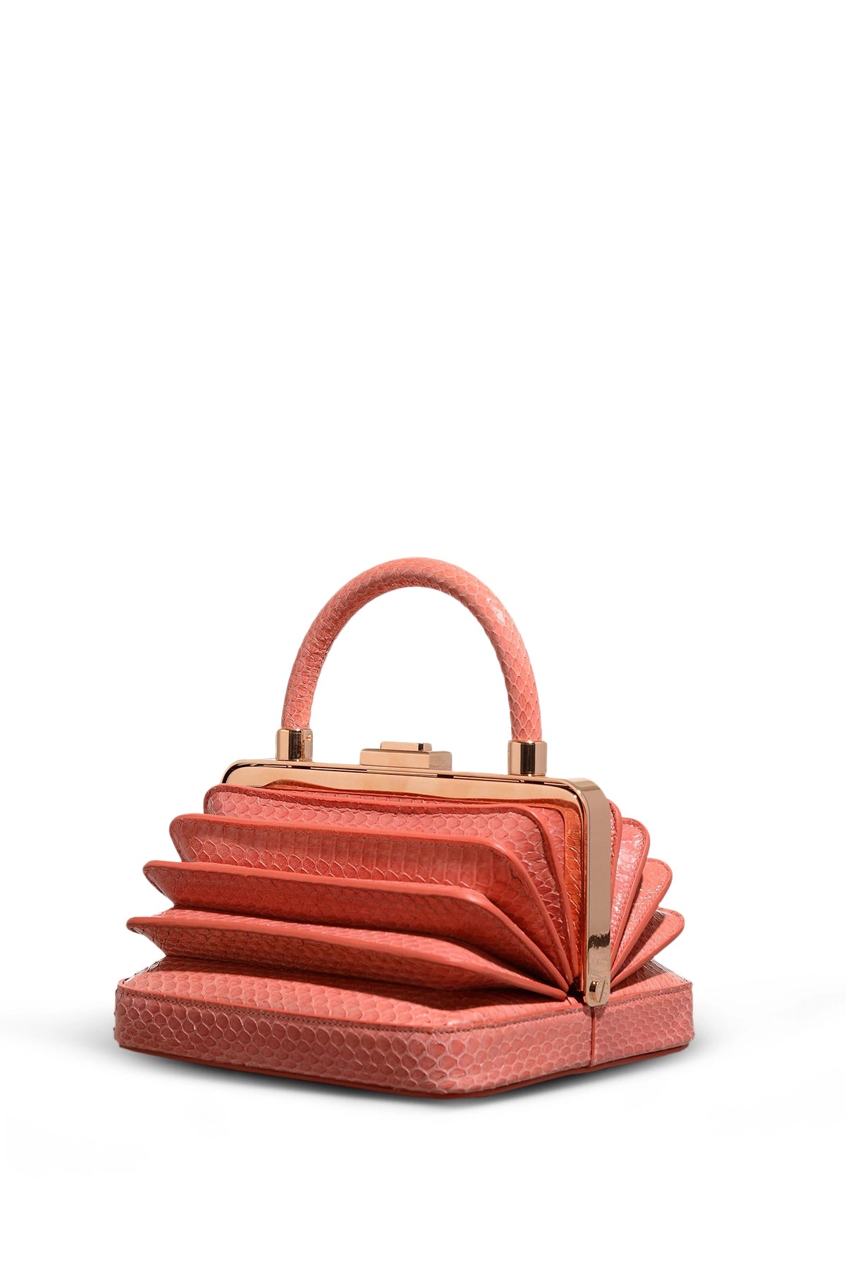 Diana Bag in Pink Snakeskin Gabriela Hearst