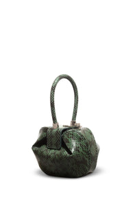 Demi Bag in Green Snakeskin