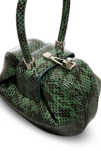 Demi Bag in Green Snakeskin