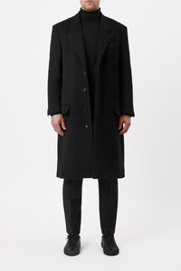 Slade Coat in Double-Face Recycled Cashmere