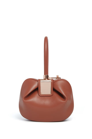 Nina Midas Bag in Cognac Nappa Leather