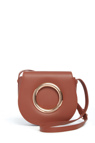 Ring Bag in Cognac Leather