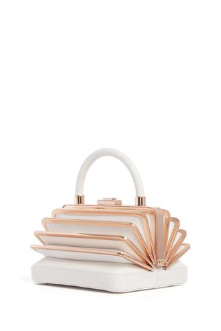 Diana Midas Bag in White Nappa Leather