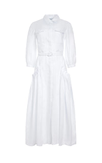 Woodward Dress in Linen