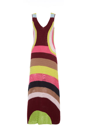 Ocon Dress Multi Color in Cashmere Wool