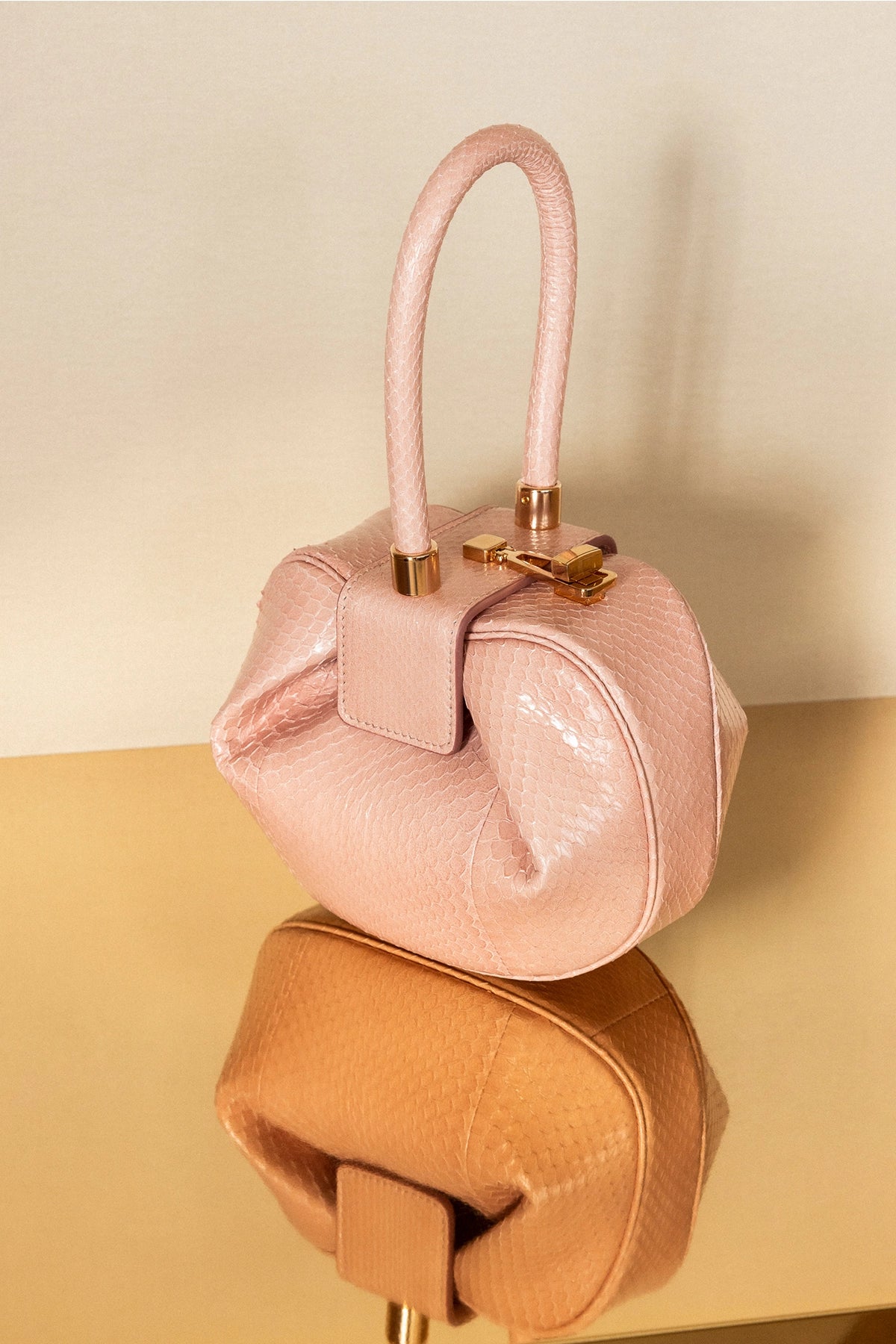 Pink sales snake bag