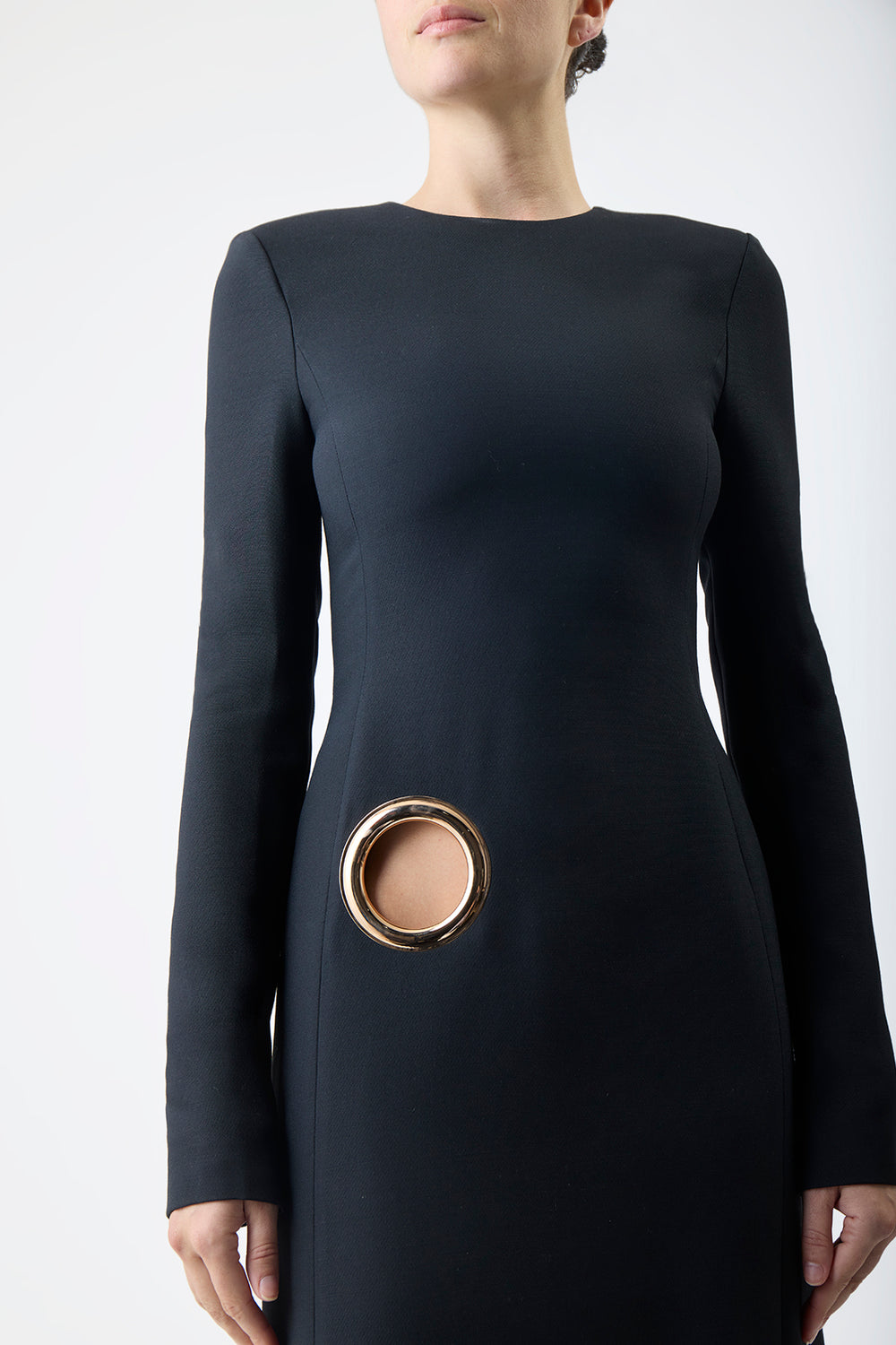 Cadell Dress in Silk Wool Cady Gabriela Hearst