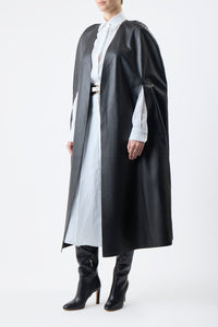 Lindlow Cape in Leather