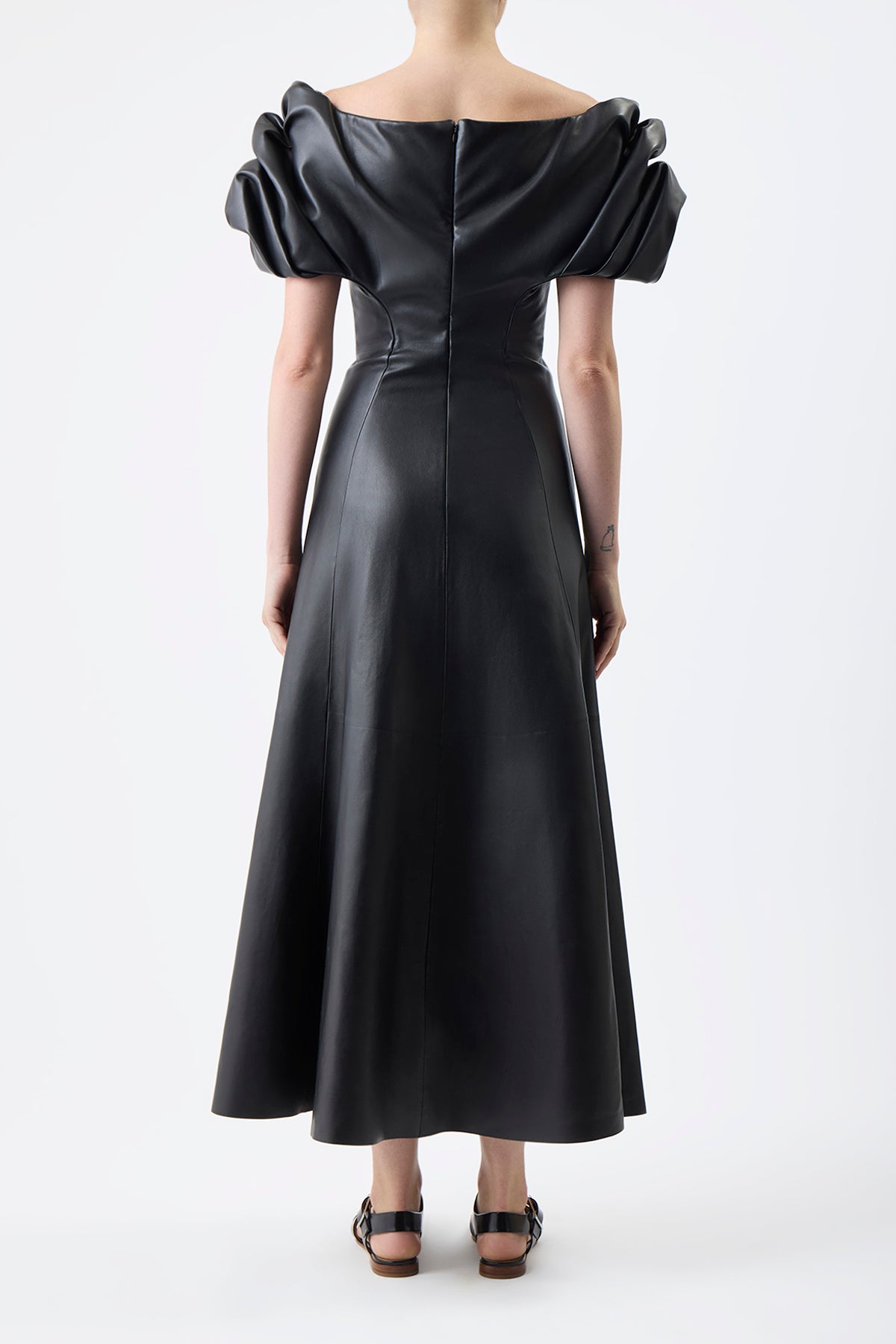 Gwyneth Dress in Leather