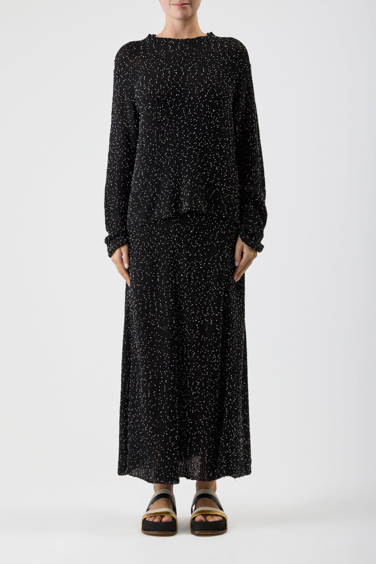 Jan Knit Sweater in Silk