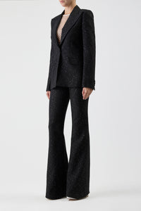 Leiva Sequin Blazer in Wool