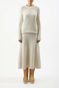 Pablo Skirt in Cashmere Boucle