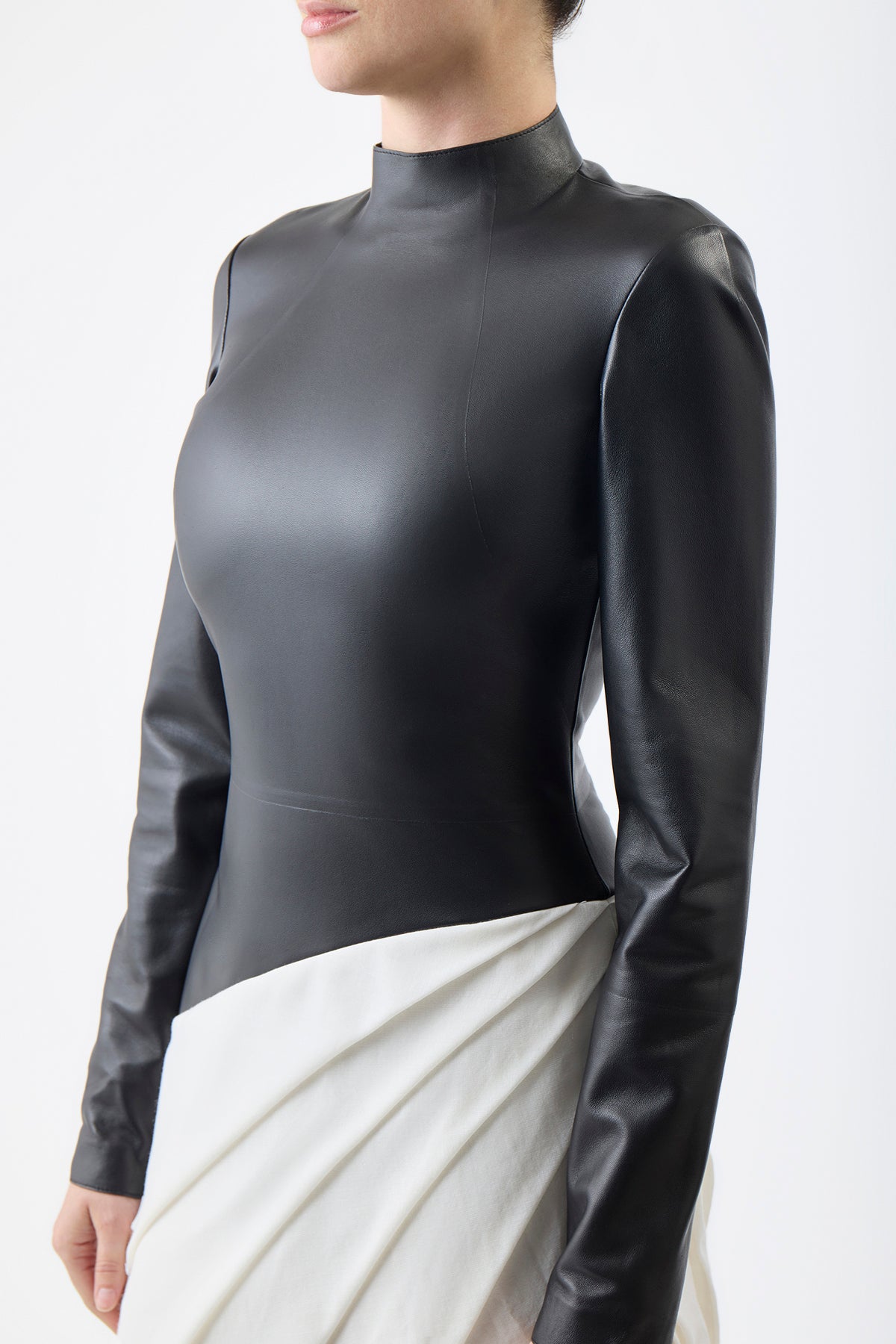 Aulay Dress in Leather