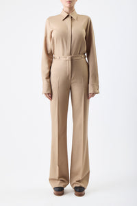 Etlin Shirt in Eco-Wool Twill