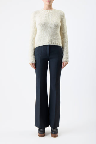 Dalton Sweater in Ivory Welfat Cashmere