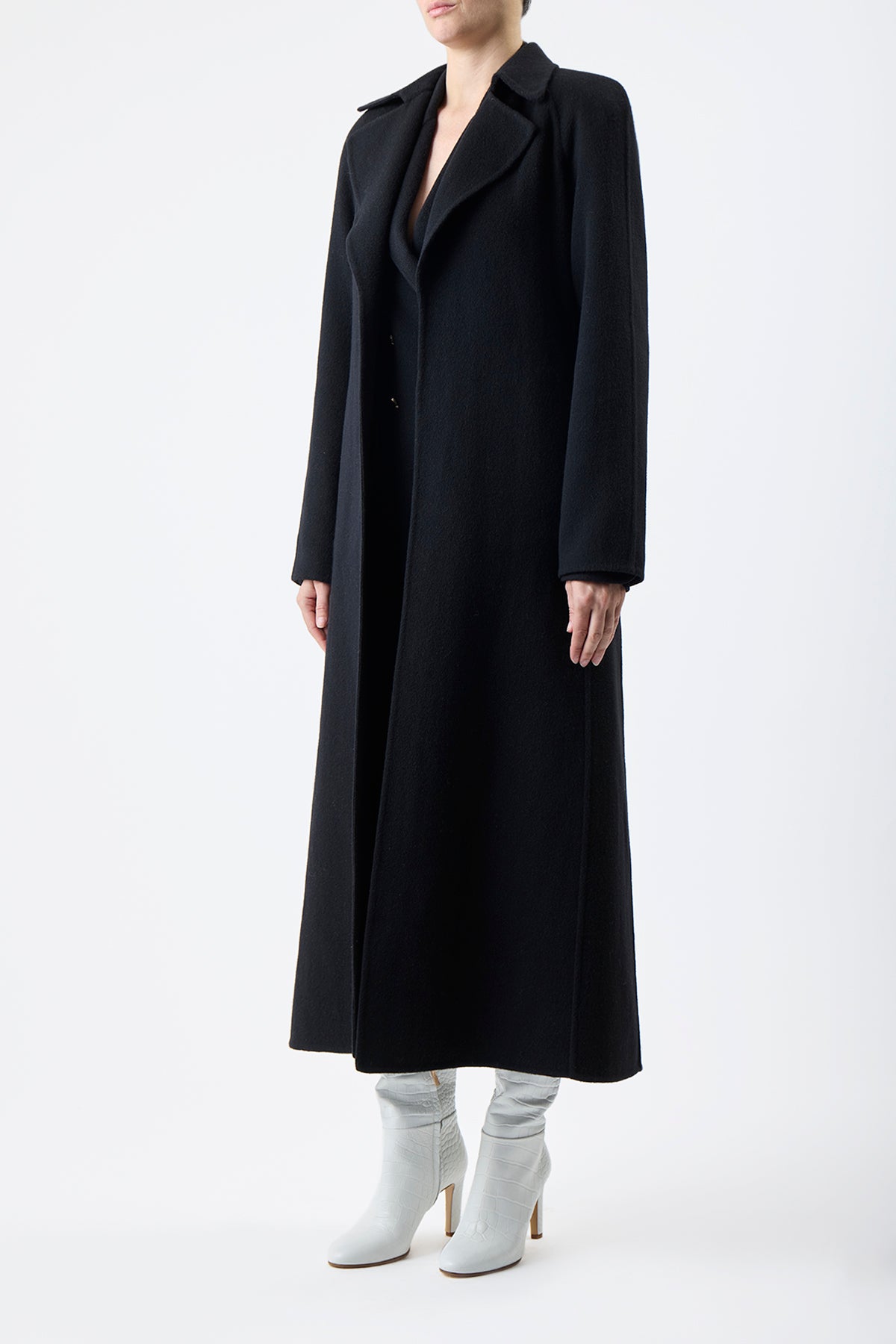 Lachlan Trench Coat in Double-Face Recycled Cashmere