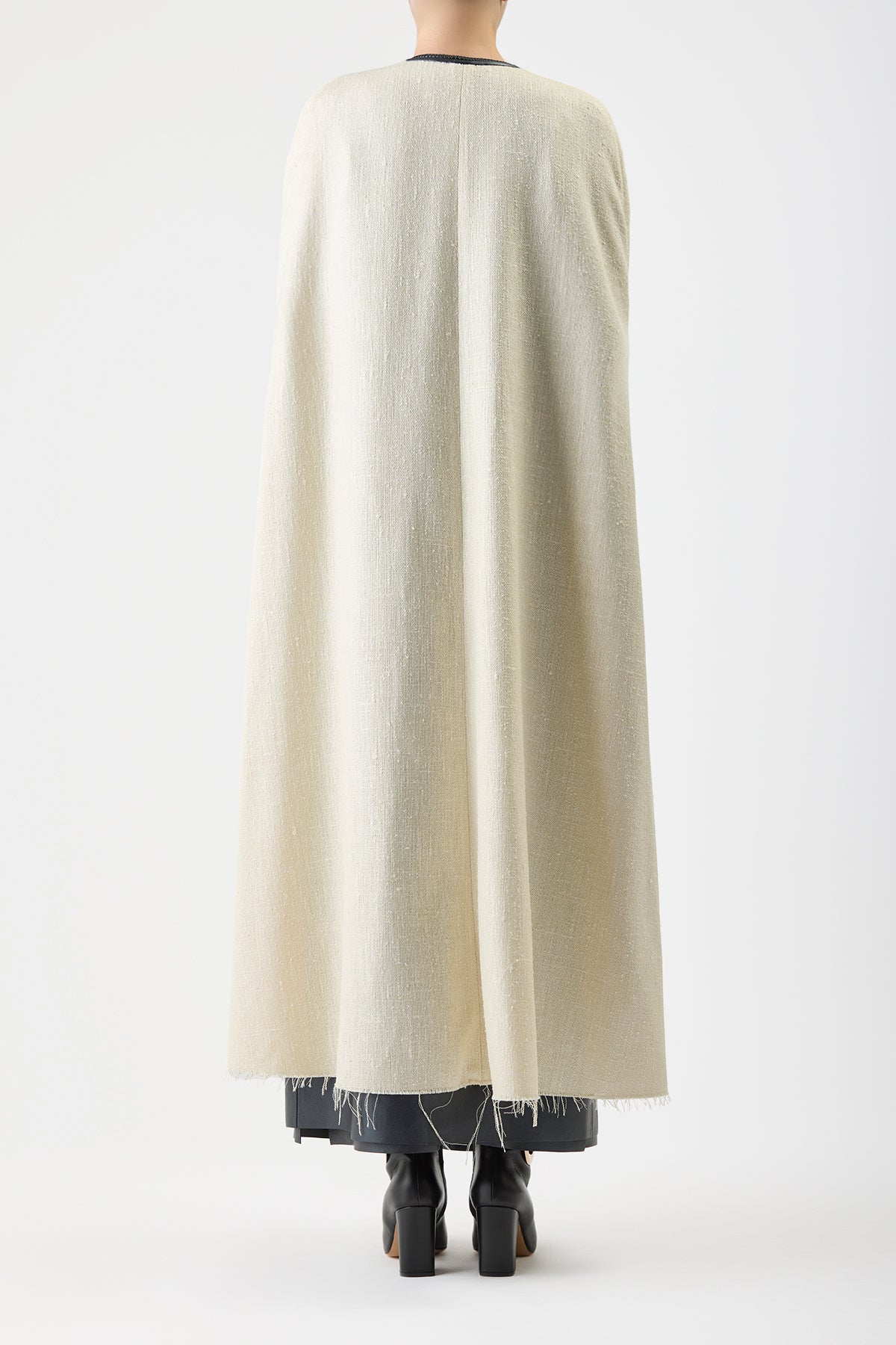 Corinth Cape in Soft Silk Wool