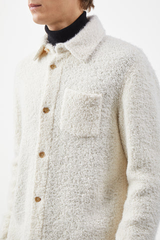 Drew Overshirt in Eco-Cashmere Boucle