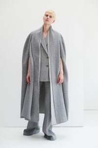 Lindlow Cape in Eco-Cashmere Linen