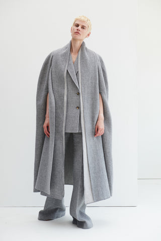 Mayte Vest in Eco-Cashmere Linen