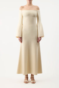 Sinead Dress in Silk Wool