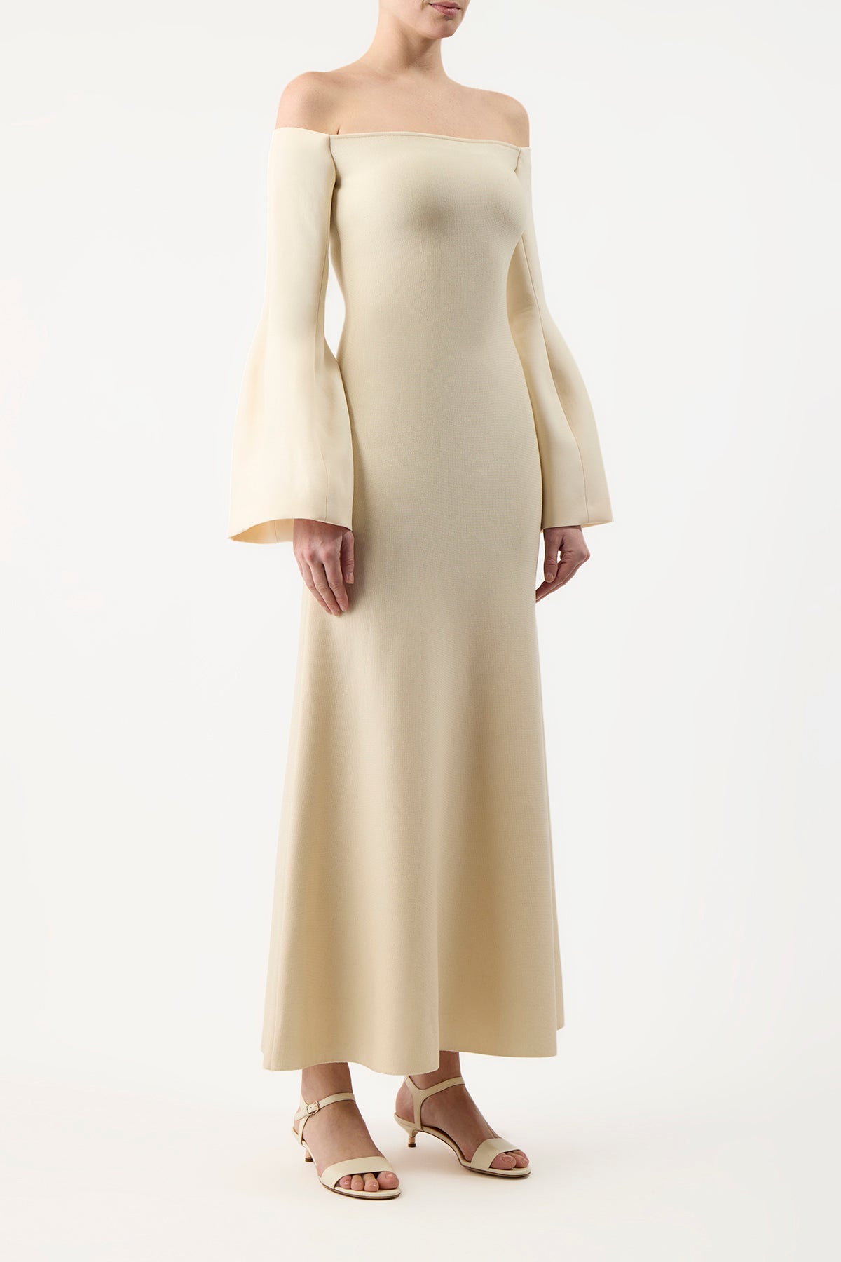 Sinead Dress in Silk Wool