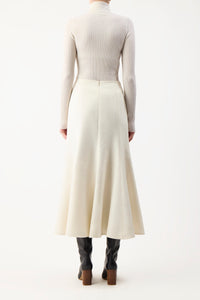 Amy Skirt in Winter Silk