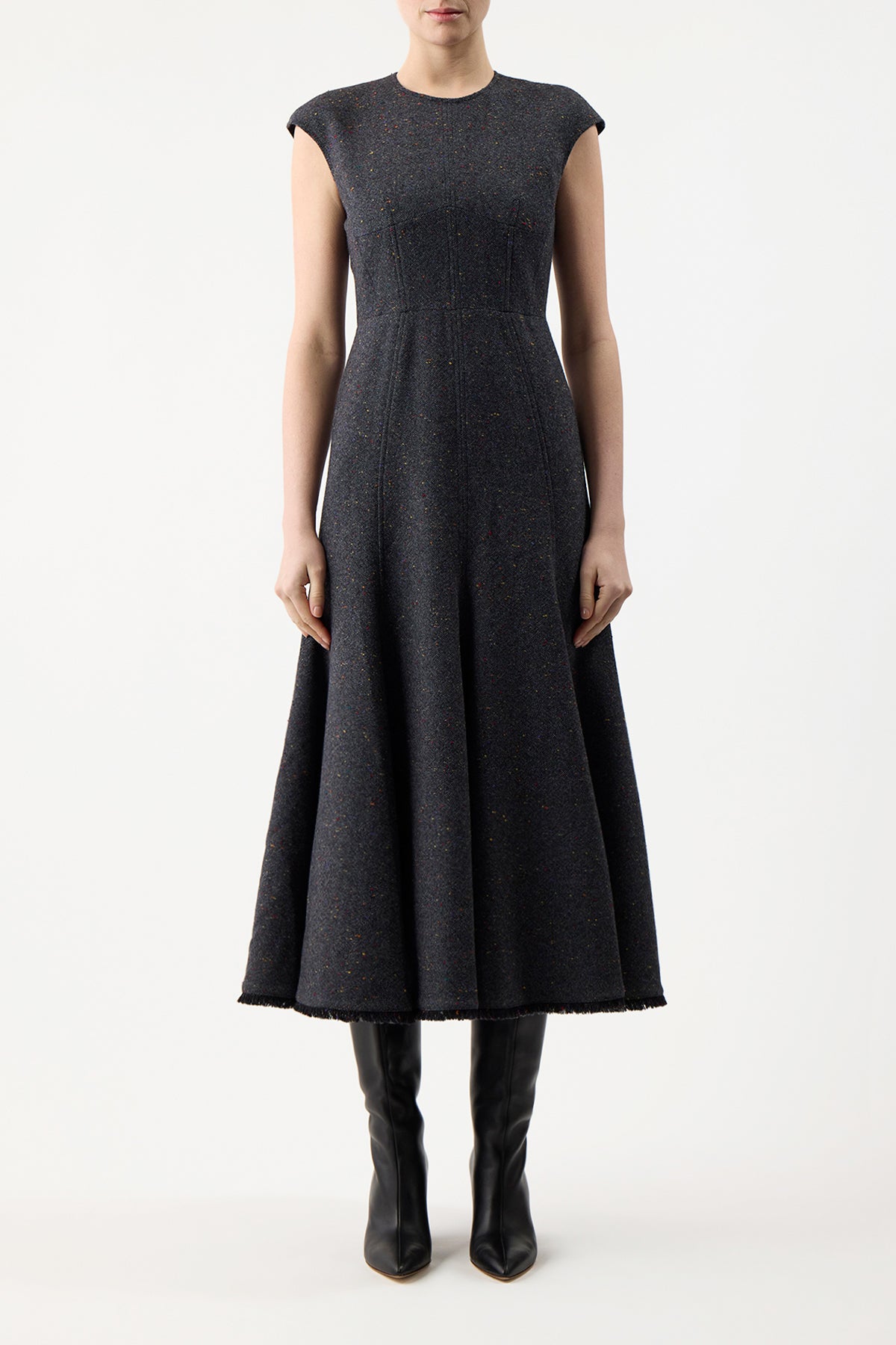 Crowther Dress in Wool Cashmere