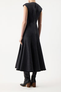 Crowther Dress in Wool Cashmere