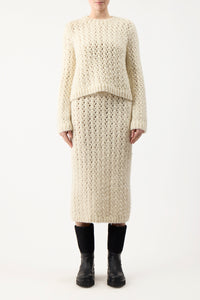 Collin Skirt in Welfat Cashmere