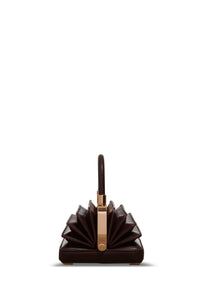 Mini Diana Bag in Burgundy Nappa Leather