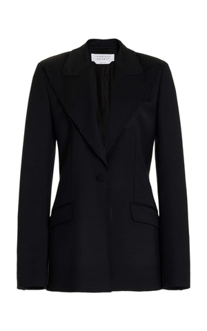 Leiva Blazer in Black Sportswear Wool
