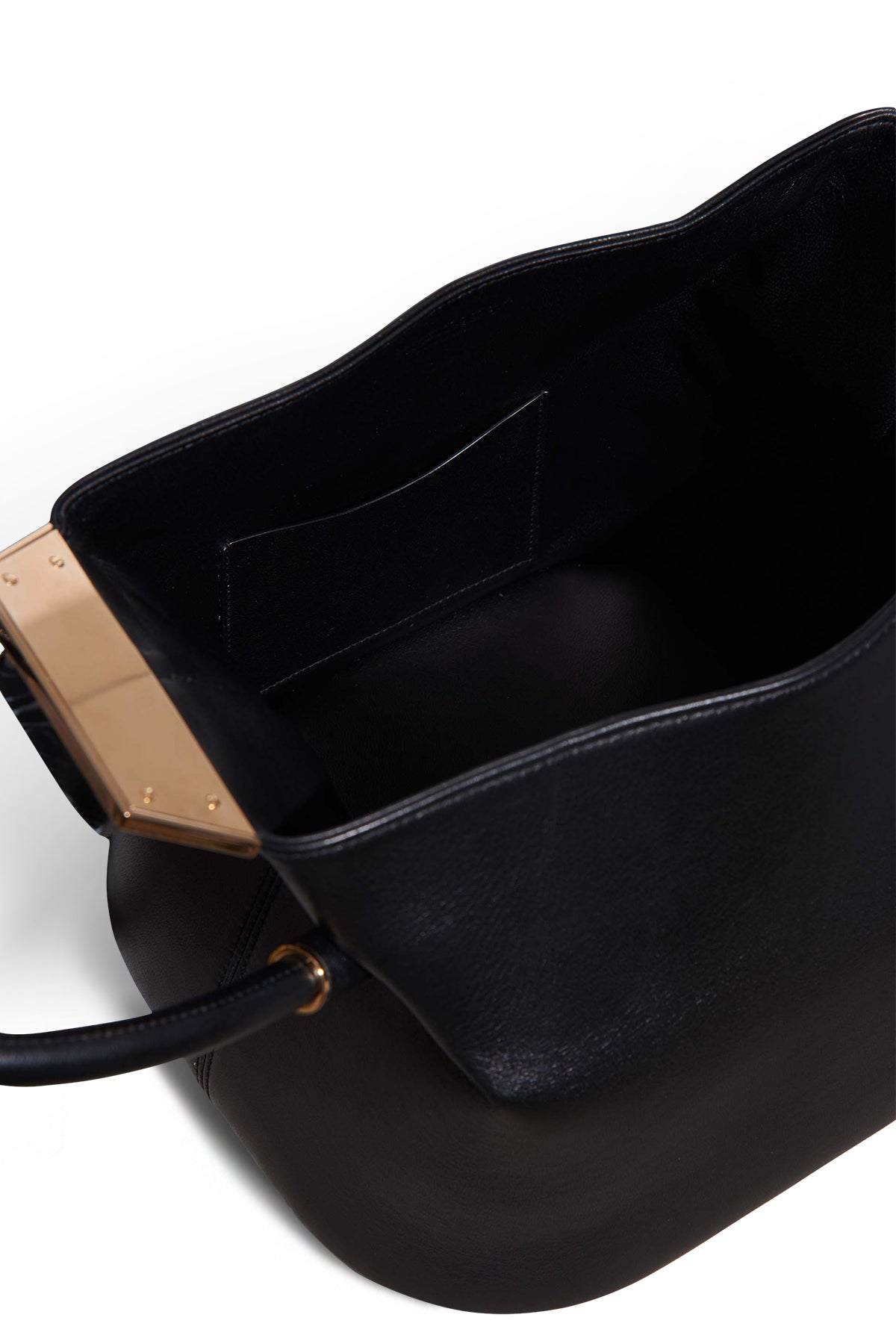 Baez Bag in Black Leather