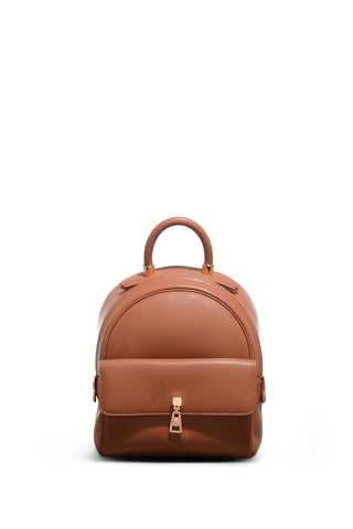 Mini Billie Backpack in Cognac Nappa Leather