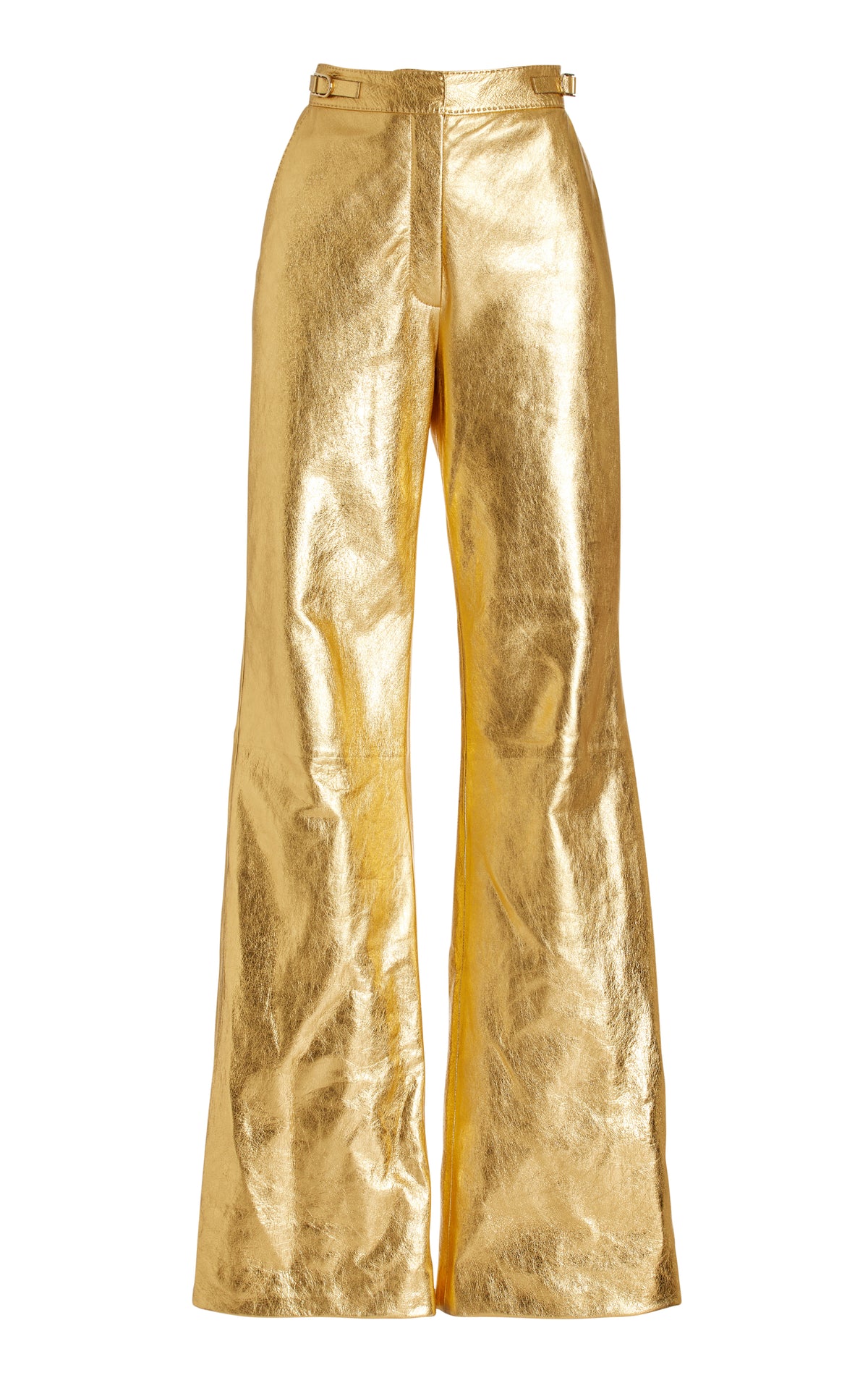 Vesta Pant in Gold Leather