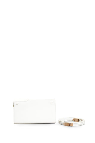Walkwoman Case Bag in White Leather