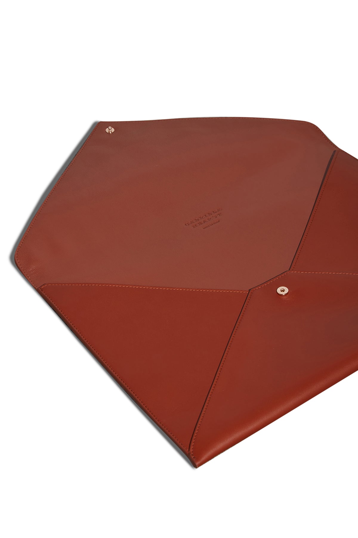 Large Envelope in Cognac Leather