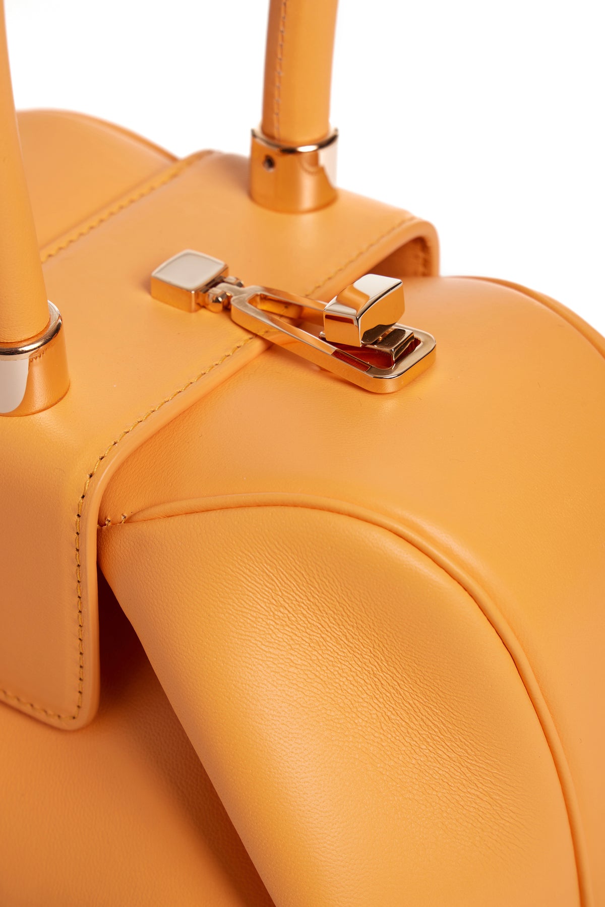 Nina Bag in Fluorescent Orange Nappa Leather