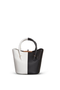 Mini Duality Baez Bag in Black & White Leather