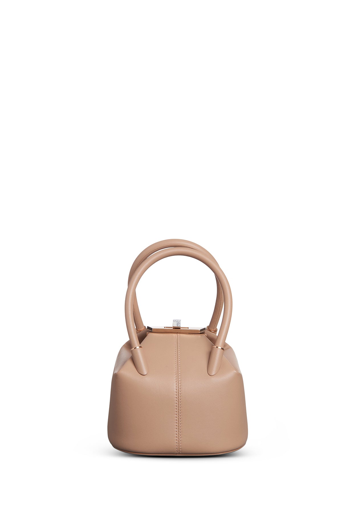 Mini Baez Bag in Nude Leather
