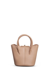 Mini Baez Bag in Nude Leather