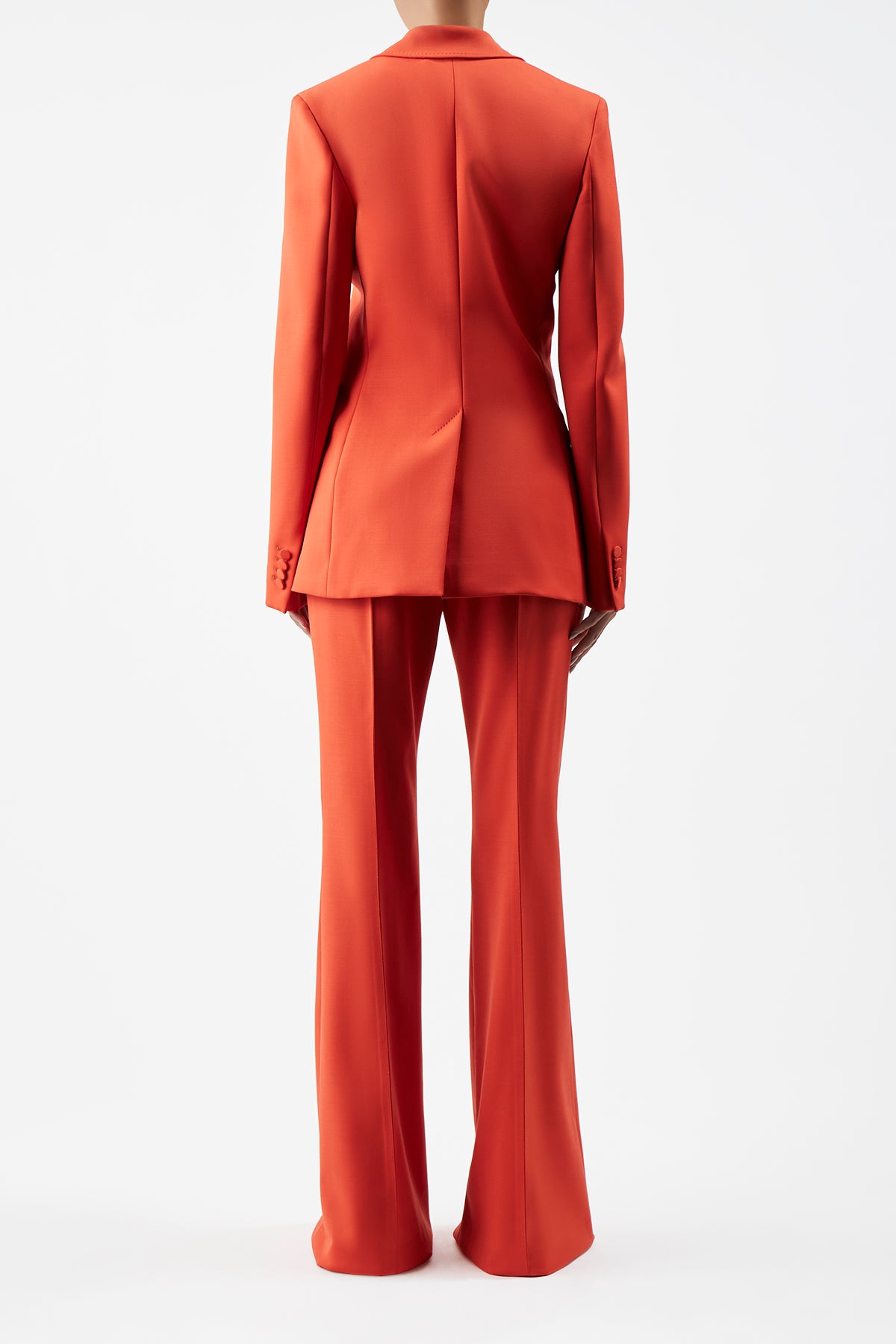 Leiva Blazer in Tonic Orange Sportswear Wool