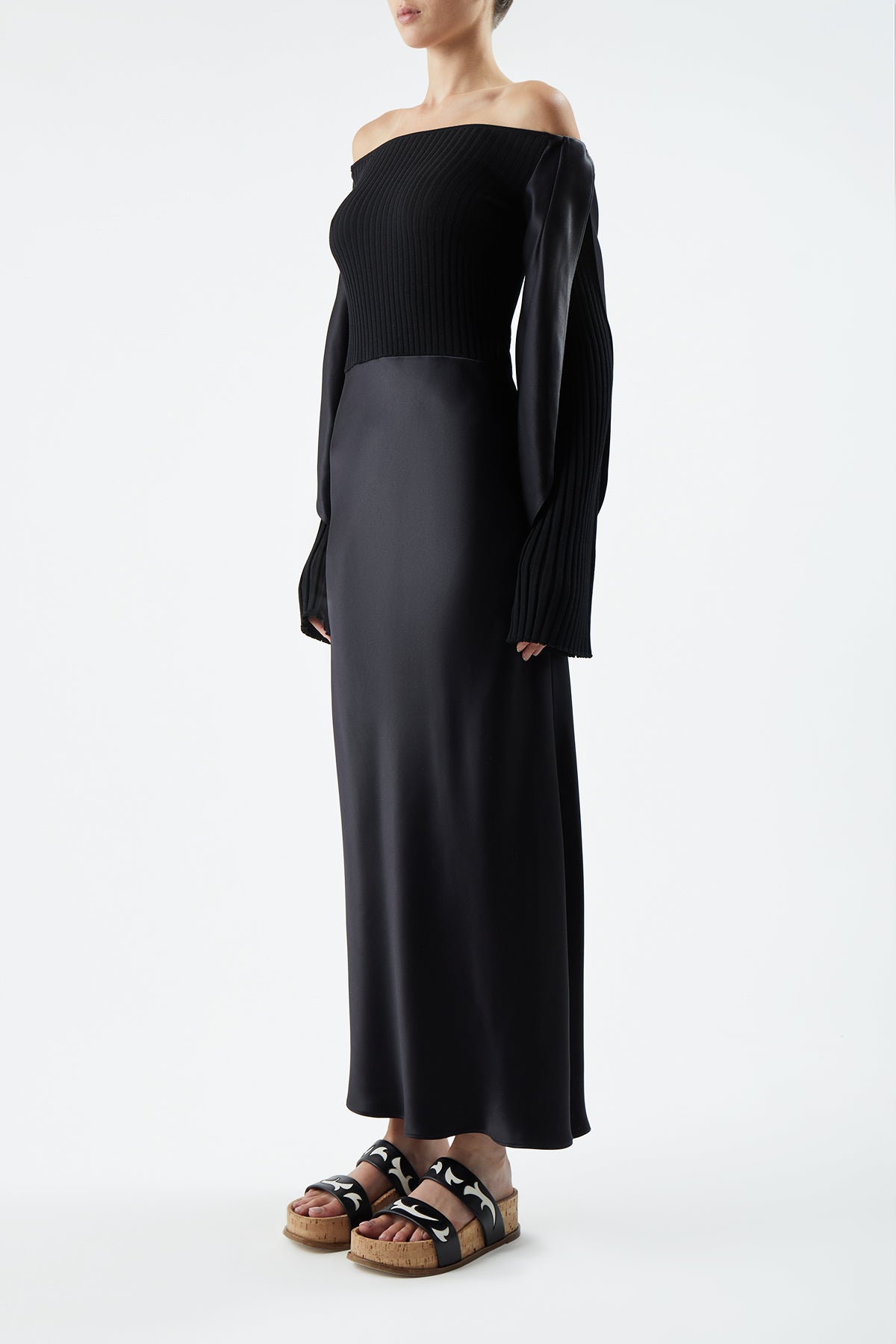 Gilman Dress in Cashmere and Silk