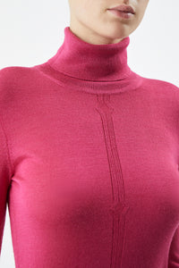 Steinem Turtleneck Sweater in Silk Cashmere